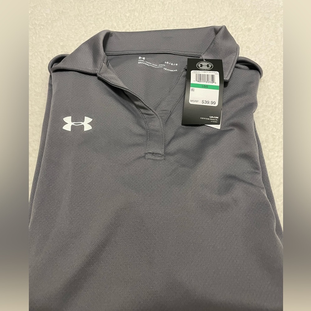 Under Armour Grey Polo